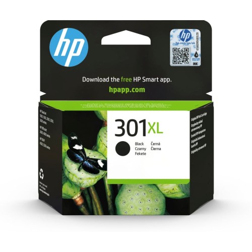 Tinta original hp 301 xl alta capacidad negro