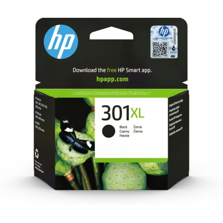 Tinta original hp 301 xl alta capacidad negro