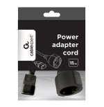Gembird cable de alimentacion schucko a c14 h/m negro 0.15m  pc-sfc14m-01