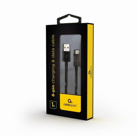 Gembird cable usb 2.0 a lightning 1m iphone negro