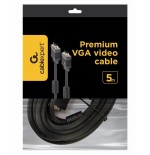 Gembird cable  vga d-sub  m/m 2 ferritas 5m negro  cc-ppvga-5m-b