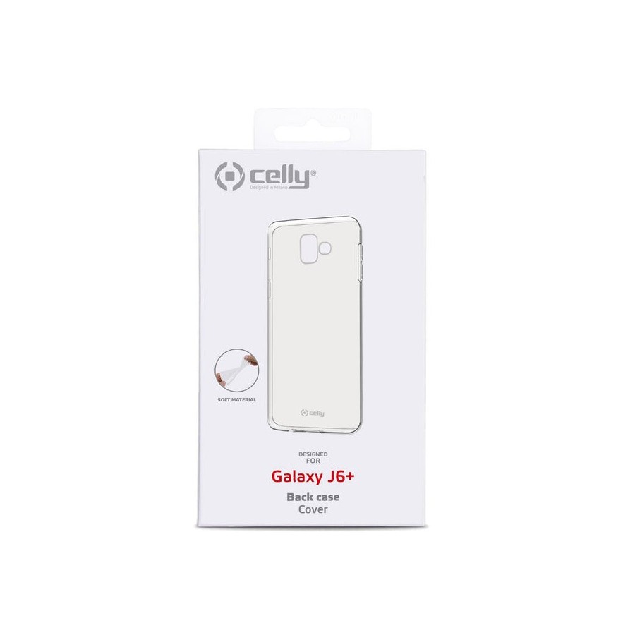 Carcasa gelskin para samsung galaxy j6 +, transparente