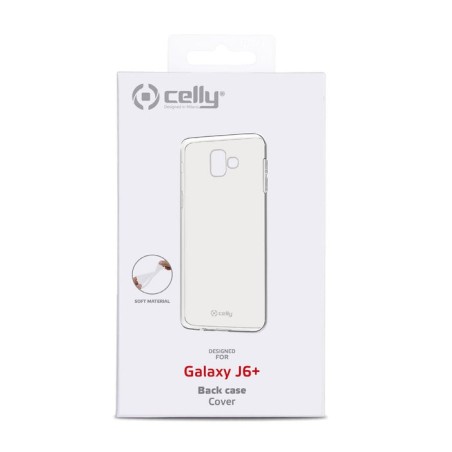 Carcasa gelskin para samsung galaxy j6 +, transparente