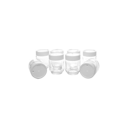 Rommelsbacher juego de vasos de repuesto para yogurtera jg 8, vaso jg 8