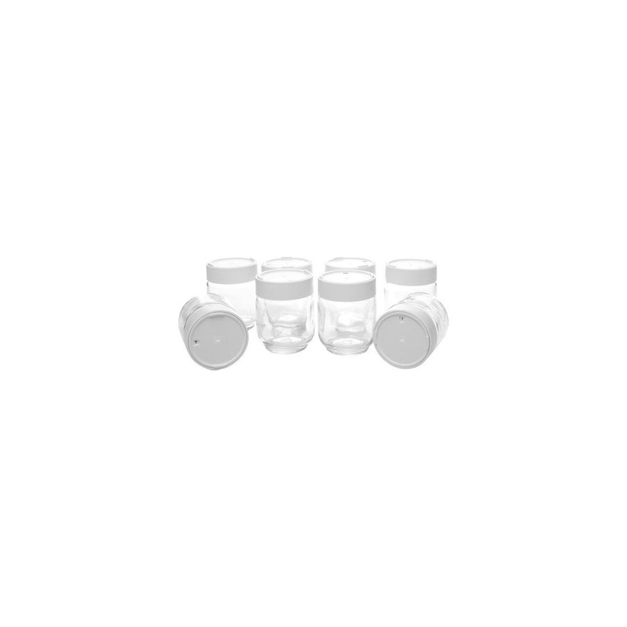 Rommelsbacher juego de vasos de repuesto para yogurtera jg 8, vaso jg 8