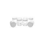 Rommelsbacher juego de vasos de repuesto para yogurtera jg 8, vaso jg 8