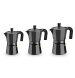 Cafetera italiana monix noir m640006 6 tazas negra