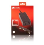Cargador de portátil ngs w-70w 70w automático 9 conectores voltaje 18.5-20v 1 usb