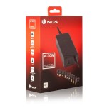 Cargador de portátil ngs w-70w 70w automático 9 conectores voltaje 18.5-20v 1 usb