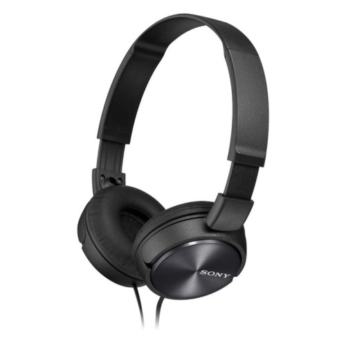 Sony auriculares diadema mdr-zx310 diseño plegable maxima movilidad musical cascos acolchados cable 1.2m negro