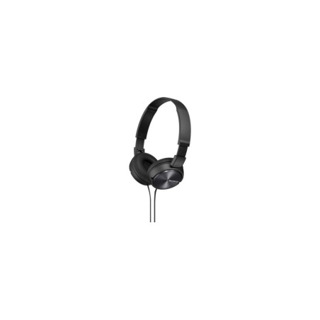 Sony auriculares diadema mdr-zx310 diseño plegable maxima movilidad musical cascos acolchados cable 1.2m negro