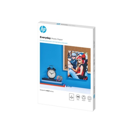 Papel fotográfico hp everyday q2510a din a4 200g 100 hojas