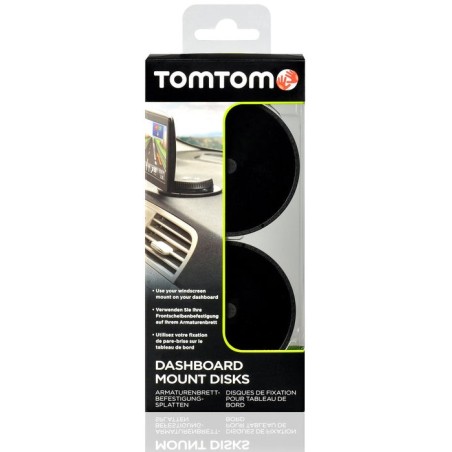 Tomtom  discos adhesivos para gps valido para salpicadero del coche pack 2 unidades gps compatibles segun caracterasticas
