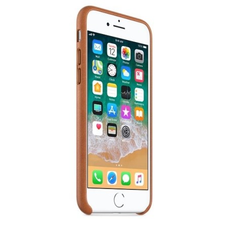 Apple funda iphone 8/7 cuero marron mqh72zm/a