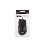 Nilox ratón cable usb 1000ppp negro
