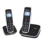 Teléfono inalámbrico spc comfort kaiser 7609n pack duo negro
