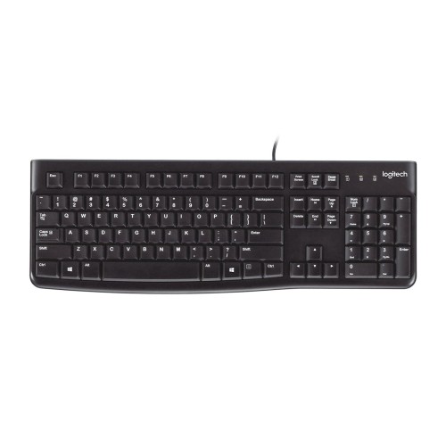Teclado español logitech k120 usb negro retail 920-002499