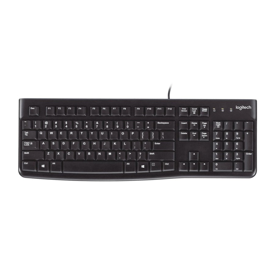 Teclado español logitech k120 usb negro retail 920-002499
