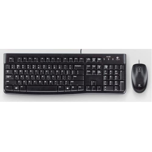 Teclado portugués + ratón logitech mk120 usb qwerty negro 920-002547