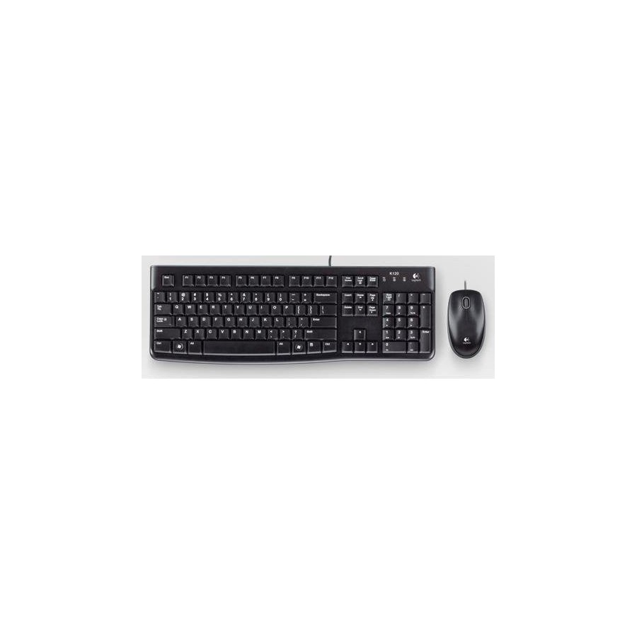 Teclado portugués + ratón logitech mk120 usb qwerty negro 920-002547