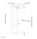 Newstar soporte de pc para escritorio
