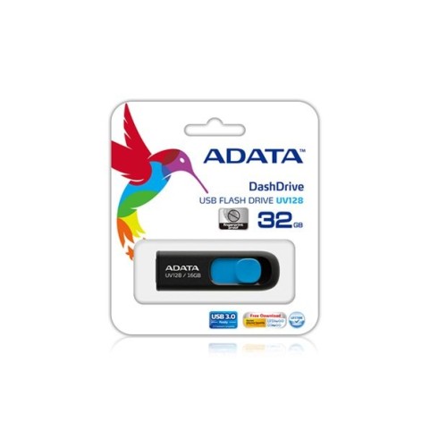 Pendrive adata 128gb usb3.0 dashdrive uv128 negro