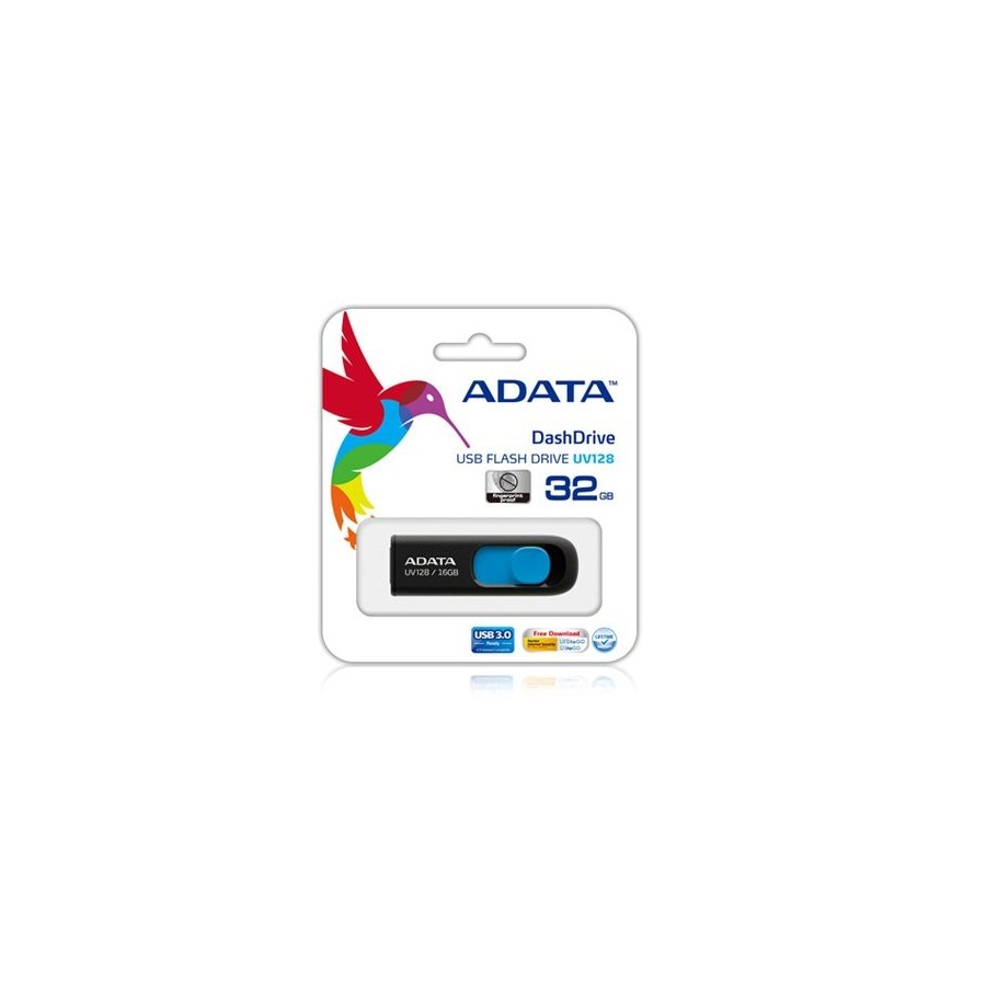 Pendrive adata 128gb usb3.0 dashdrive uv128 negro