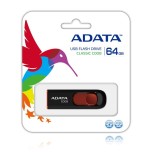 Adata pendrive 64gb 2.0 classic series c008 negro  ac008-64g-rkd