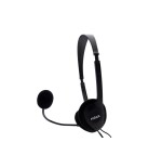 Auriculares nilox microfono control vol negro alambrico