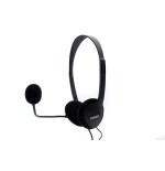 Auriculares nilox microfono control vol negro alambrico