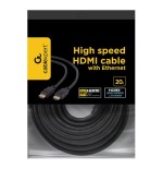 Gembird cable hdmi v2.0  4k 20m  m/m high speed negro  cc-hdmi4-20m