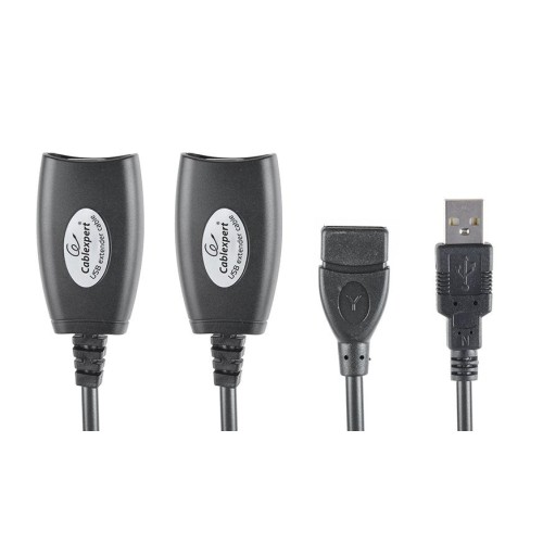 Gembird cable conversor usb a rj45 x2und (alargo) para cable de red hasta 30m negro