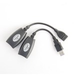 Gembird cable conversor usb a rj45 x2und (alargo) para cable de red hasta 30m negro