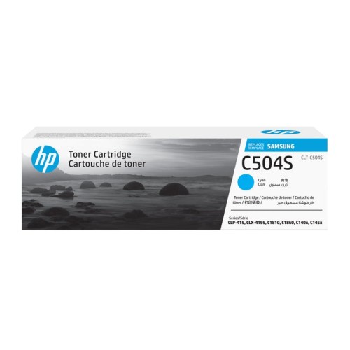 Toner original samsung cian para impresoras que usen clt-c504s - 1800 paginas - compatible segun especificaciones