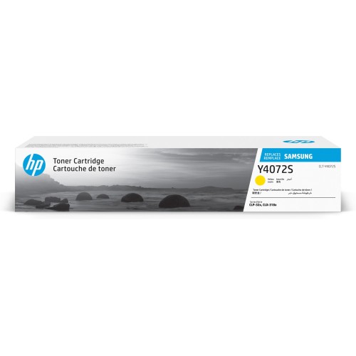 Toner original samsung amarillo su472a para impresoras que usen clt-y4072s - 1000 paginas - compatible segun especificaciones