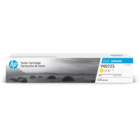 Toner original samsung amarillo su472a para impresoras que usen clt-y4072s - 1000 paginas - compatible segun especificaciones