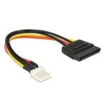 Delock cable de alimentacion floppy 4pin a sata 0.15m
