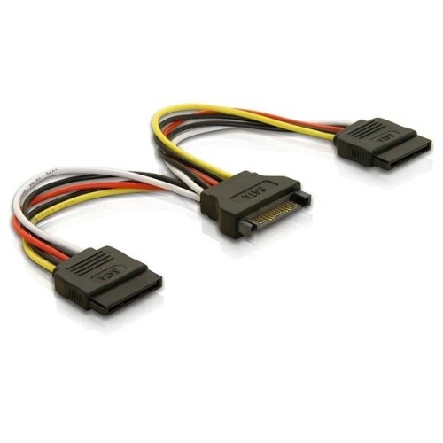Delock cable alimentacion bifurcador sata(m) a 2 sata(h)