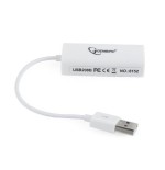Gembird tarjeta de red usb a rj45 ethernet 100mbit/s 0.10m blanco