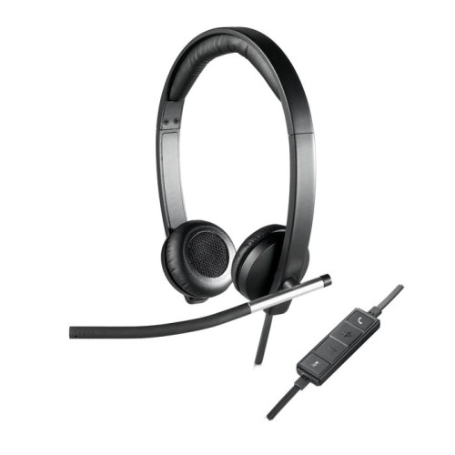 Auriculares logitech h650e microfono usb 1.8m