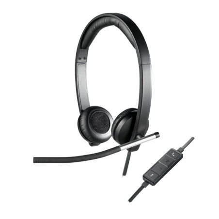 Auriculares logitech h650e microfono usb 1.8m