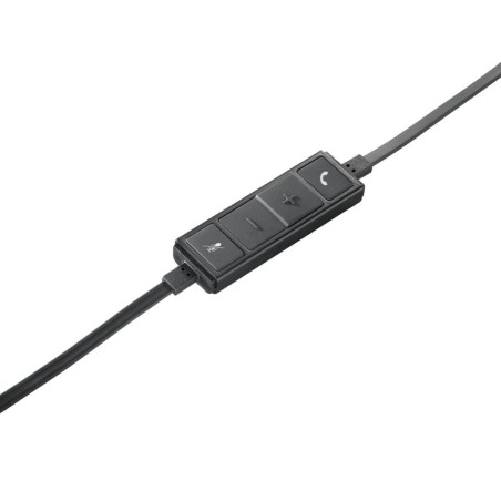Auriculares logitech h650e microfono usb 1.8m