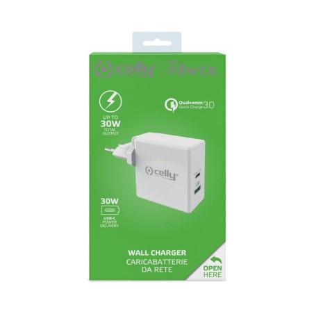 Cargador red usb y tipo c 30w blz