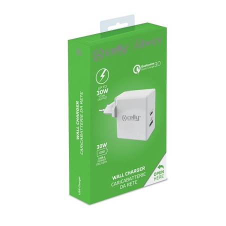 Cargador red usb y tipo c 30w blz