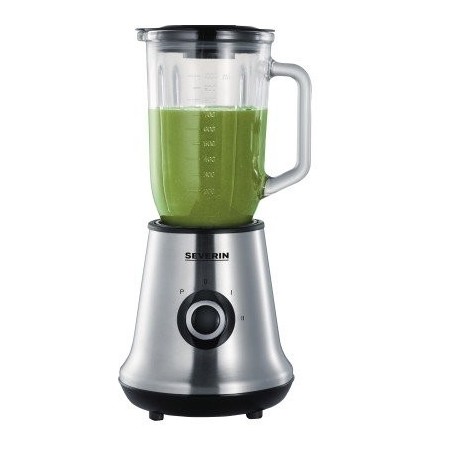 Licuadora severin sm 3737, 1 l batidora de vaso acero inoxidable 500 w