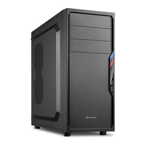 Caja pc sharkoon semitorre vs4 atx 2xusb 3.0 negro