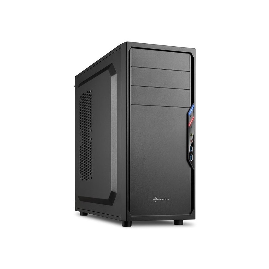 Caja pc sharkoon semitorre vs4 atx 2xusb 3.0 negro