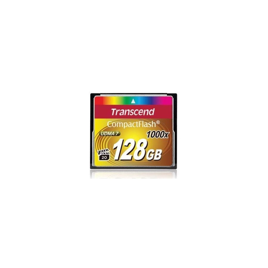 Transcend 1000x compactflash 128gb memoria flash