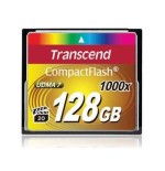 Transcend 1000x compactflash 128gb memoria flash