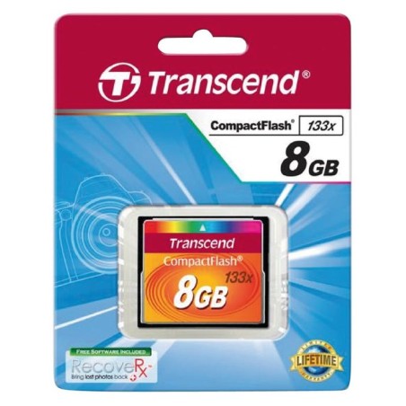 Memoria compact flash 8gb transcend